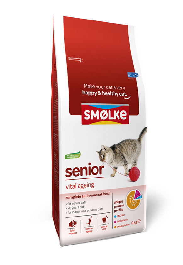 Smølke kattenvoer Senior 2 kg